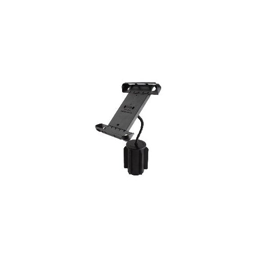 Flex Arm Cup Holder Mount with Tab-Tite Universal Clamping Cradle for the Apple new iPad, iPad 2 & iPad 1 WITH OR WITHOUT CASE, SKIN OR SLEEVE