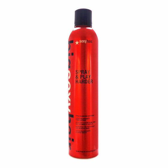 Sexy Hair Concepts Big Sexy Hair Spray & Play Harder Firm Volumizing Hairspray Boosting Volume & Thickness - Extra-Firm, Fast-Drying Formula For Flexible Weightless, High Shine & All Night Hold - 10oz