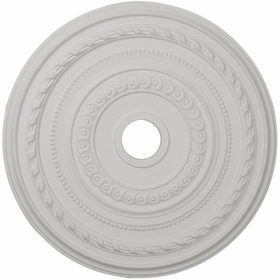 Ekena Millwork CM25CO 25 3/8-Inch OD x 3 3/8-Inch ID x 1 3/8-Inch P Cole Ceiling Medallion