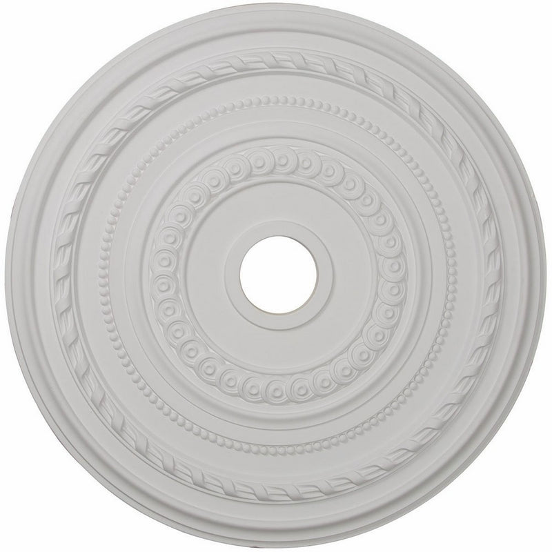 Ekena Millwork CM25CO 25 3/8-Inch OD x 3 3/8-Inch ID x 1 3/8-Inch P Cole Ceiling Medallion
