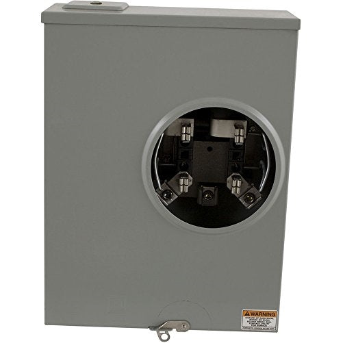 Square D by Schneider Electric UTRS233C 200A Ringless Offset Overhead/Underground Meter Socket With No Bypass