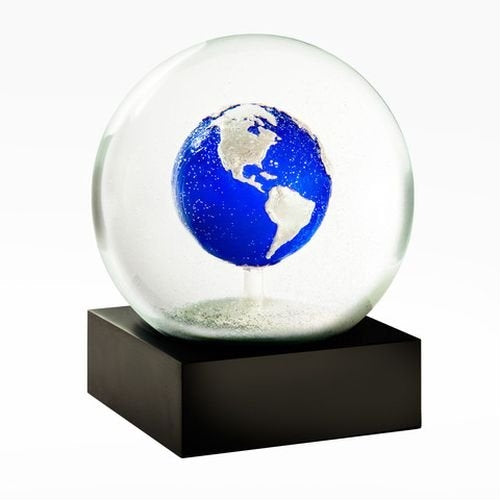 Blue Earth Snow Globe by CoolSnowGlobes