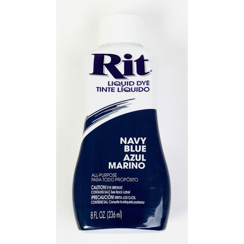 Rit Dye Liquid Dye, 8 fl oz, Navy Blue, 3-Pack