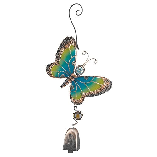 Regal Art and Gift Blue Butterfly Ornament with Bell