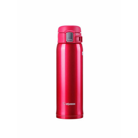 Zojirushi SM-SA48-RW Stainless Steel Mug, 16-Ounce, Clear Red