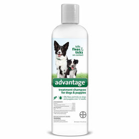 Advantage Shampoo Flea and Tick Treatment for Dogs and Puppies 12 oz