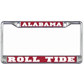 Alabama Crimson Tide Domed Metal License Plate Frame