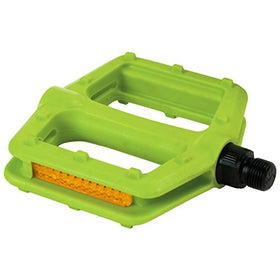 Retrospec Bicycles Low Profile BMX/Freestyle Style Multi-Use Bike Pedals, Green