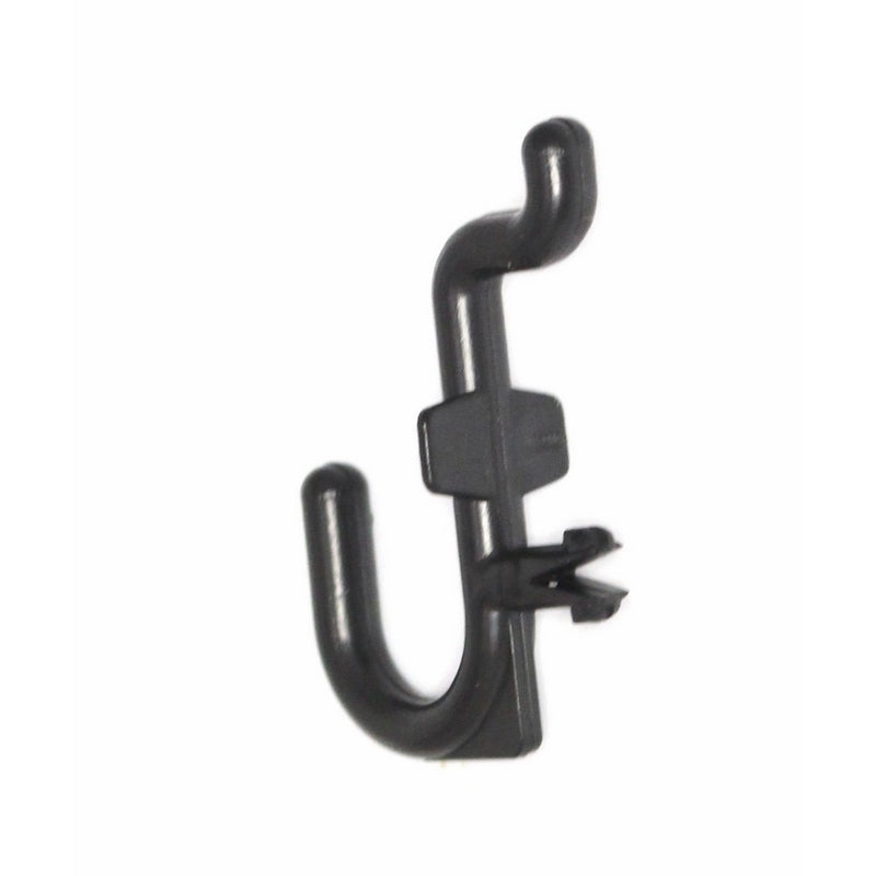 Pegboard hooks Kit Pegboard 50 pieces J Hook Style--BLACK--Plastic