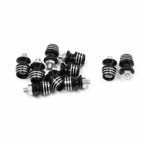 uxcell Motorcycle License Plate Frame Mounting Bolts Screws 6mm Thread 10 Pcs