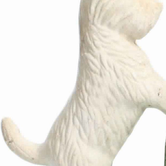 Standing Westie Metal Frame Bookend, Pair of 2, Green and White