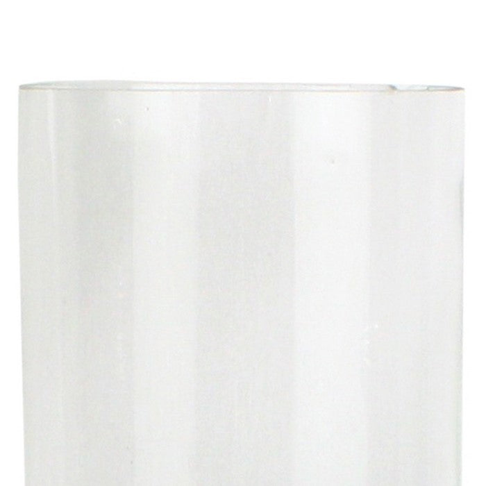 Metal Taper Trivet with Glass Hurricane, Black and Clear