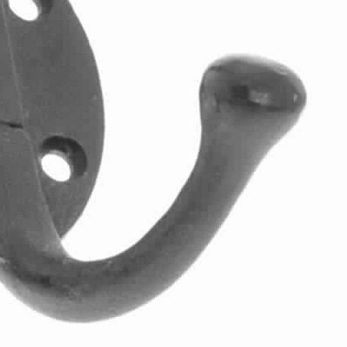 Industrial Style Metal Frame Wall Hook, Black