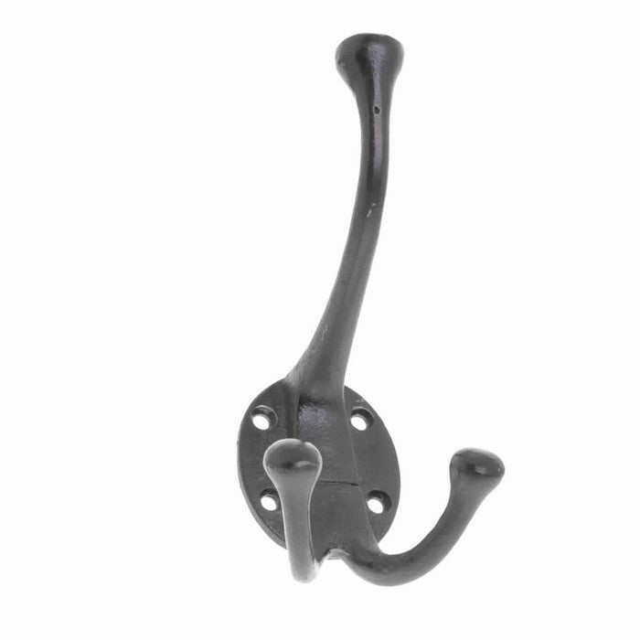 Industrial Style Metal Frame Wall Hook, Black