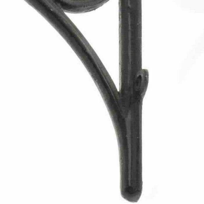 Industrial Style Metal Frame Decorative Wall Bracket, Black