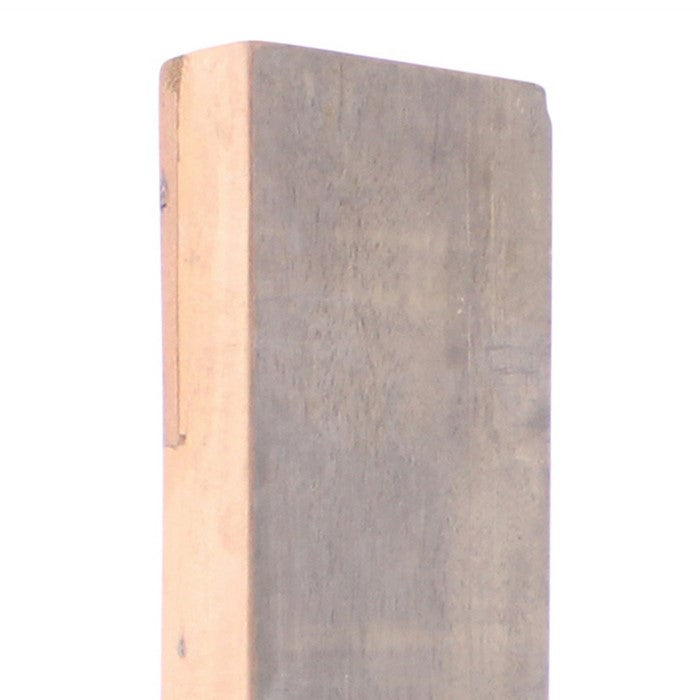 Reclaimed Wood L Shaped Wall Shelf, Large, Natural Brown