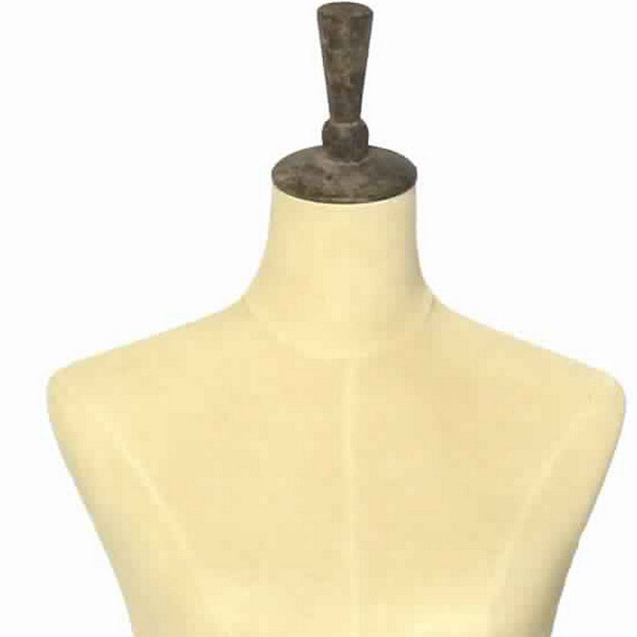 Female Mannequin Torso Body with Adjustable Stand, Beige and Brown