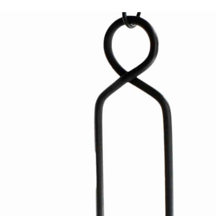 Metal Frame Wall Sconce with Round Glass Hurricane, Black and Clear