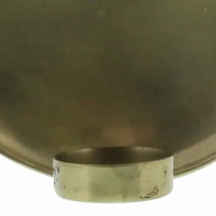 Round Metal Frame Tealight Wall Sconce, Large, Brass