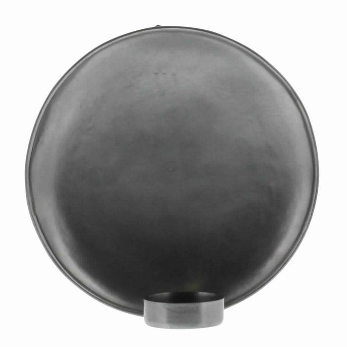 Round Metal Frame Tealight Wall Sconce, Large, Antique Silver