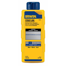 IRWIN Tools STRAIT-LINE 64901 Standard Marking Chalk, 8-ounce, Blue (64901)