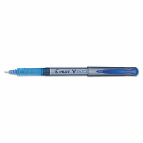 Pilot V Razor Point Liquid Ink Marker Pens, Extra Fine Point, Blue Barrel, Blue Ink, Dozen Box (11021)