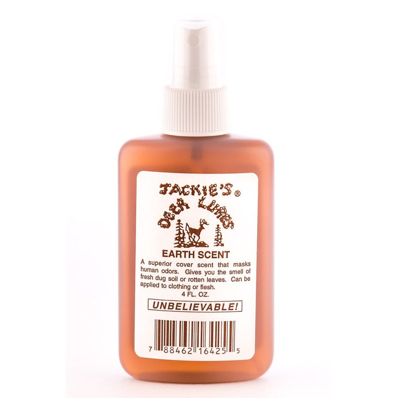 Jackies Deer Lures Earth Scent Sprayer, 4-Ounce