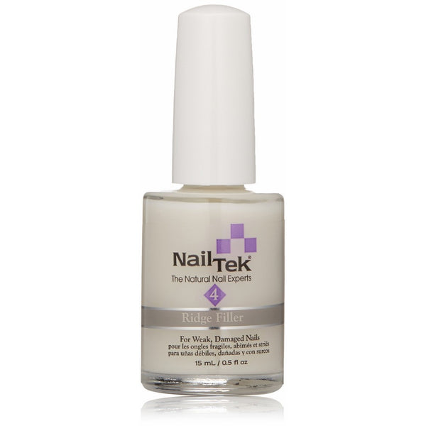 Nailtek Foundation Xtra Ridge-filling Nail Strengthener Base Coat, 0.5 Fluid Ounce