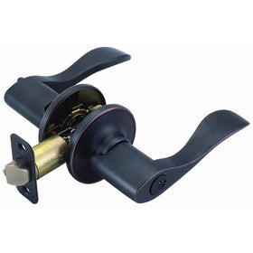 Design House 700542 Springdale 2-Way Latch Entry Door Handle, Adjustable Backset, Oil Rubbed Bronze Finish