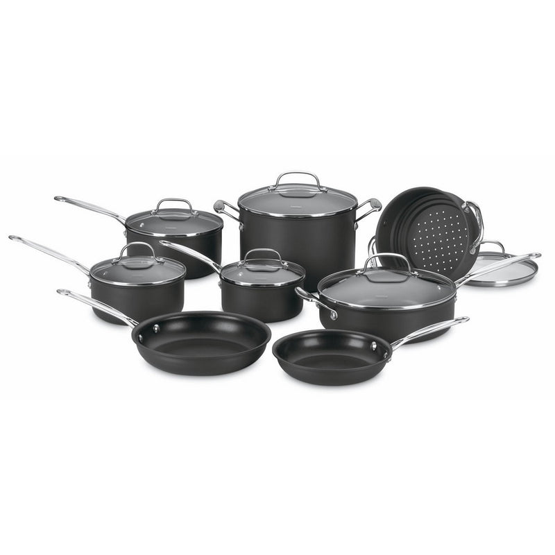 Cuisinart 66-14 Chef's Classic Nonstick Hard-Anodized 14-Piece Cookware Set