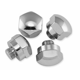Colony Rocker Shaft End Plug Kit - Acorn Style - Chrome 7142-4