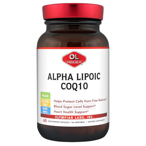 Olympian Labs Alpha Lipoic Coenyme Q 10 200 mg 60 Caps