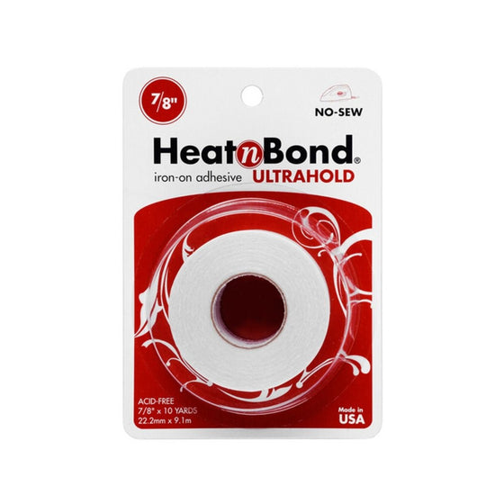 HeatnBond UltraHold Iron-On Adhesive, 7/8 Inch x 10 Yards