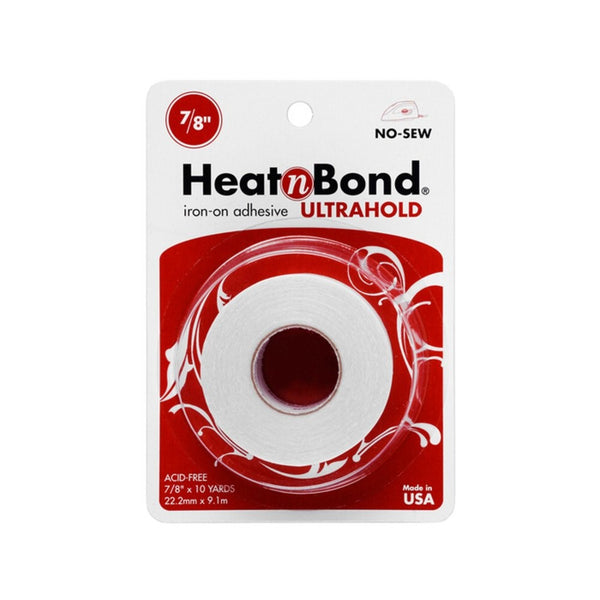 HeatnBond UltraHold Iron-On Adhesive, 7/8 Inch x 10 Yards