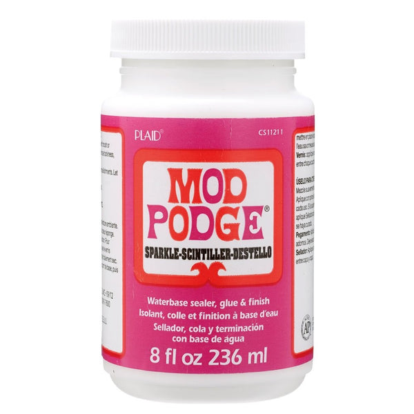 Mod Podge Waterbase Sealer, Glue and Finish (8-Ounce), CS11211 Sparkle