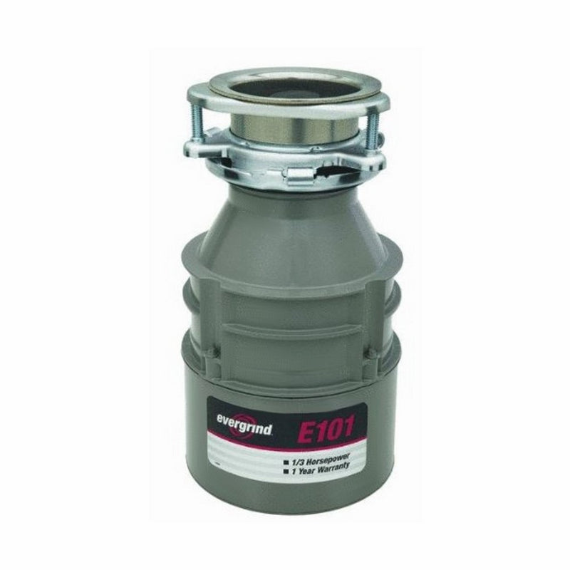 Emerson Evergrind E101CORD Foodwaste Disposer with Cord, 1/3 Horsepower, 1-Pack