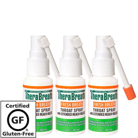 Dr. Harold Katz TheraBreath Fresh Breath Throat Spray, 1oz (Pack of 3)