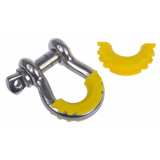 Daystar, Yellow D-Ring Shackle Isolator, protect your bumper and reduce rattling, KU70056YL, Made in America