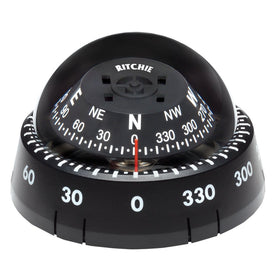 Ritchie Compass Ritchie Xp-99 Kayaker Compass - Surface Mount - Black