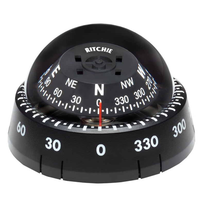 Ritchie Compass Ritchie Xp-99 Kayaker Compass - Surface Mount - Black