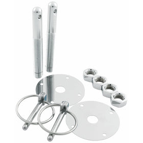 Allstar Performance ALL18513 Steel Hood Pin Kit with 1/4" Flip-Over Clip