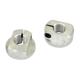 EMPI 9616 Link Pin Billet Aluminum Spindle Nuts w/ Built on Thrust Washer & Allen Screws - VW Dune Buggy Bug Ghia Baja