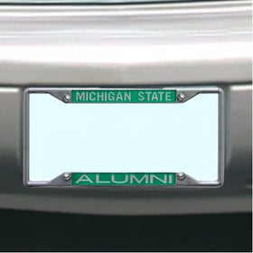 NCAA Michigan State Spartans License Plate Frame Alumni