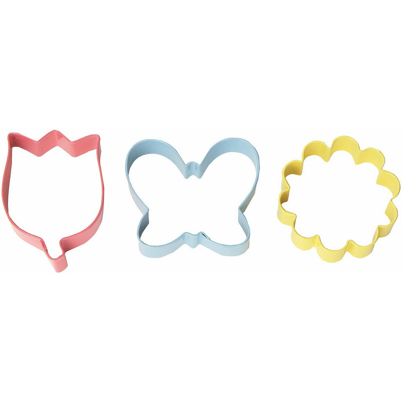 Wilton 2308-0948 Flower Cookie Cutter, Set of 3