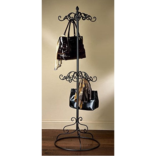 StealStreet SS-TRI-35995 SS-TRI-35995 2 Tier Black Metal Display Tree