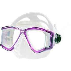 Tilos Panoramic Double Lens Jr. Snorkeling Mask (Purple)