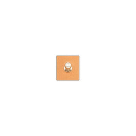Tandy Leather Button Stud 10mm Screwback Nickel 11311-02