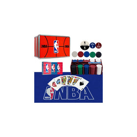 NBA 200 Chip Poker Set with Collector's Tin with Cards, Felt
