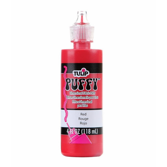 Tulip Dimensional Fabric Paint 4oz Puffy Red