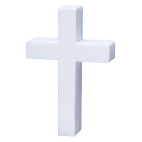 Tenna Tops - White Cross Antenna Topper / Antenna Ball (We Offer One Low Flat Rate 3.39 Combined Shipping! Order Any Quantity & Styles of Tenna Tops Brand and Save)